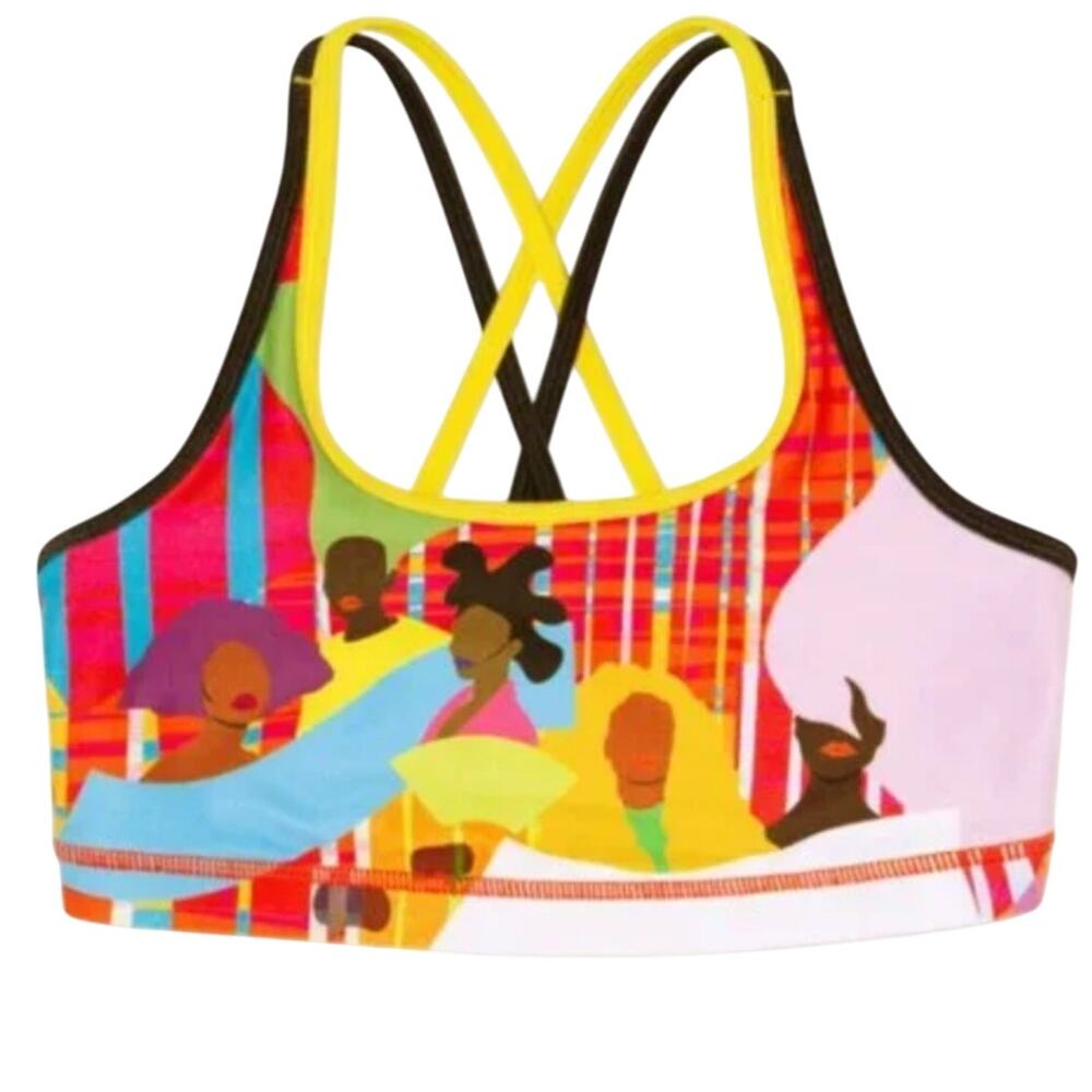 EUC Peloton x Monica Ahanonu Celebrating Black History Month Sports Bra Size LG